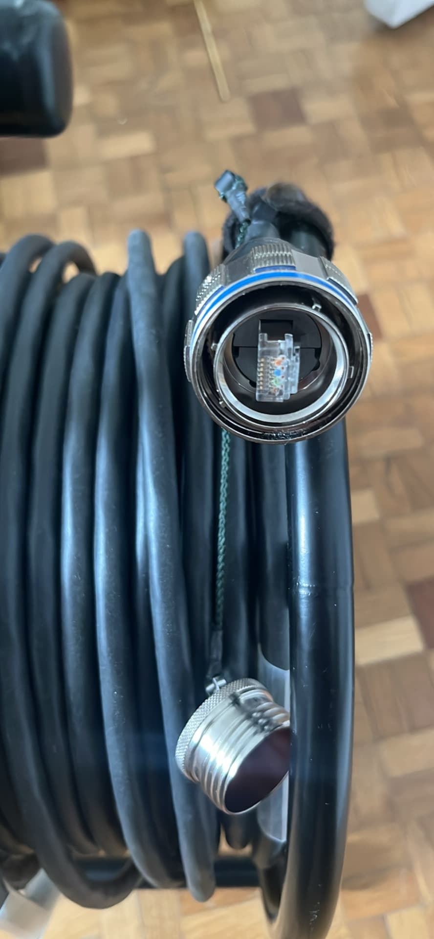 Ethernet RJ45 Ethercon cable reel 50m