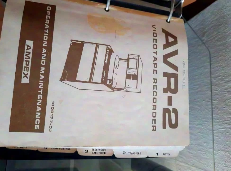 Ampex AVR-2 Manuals