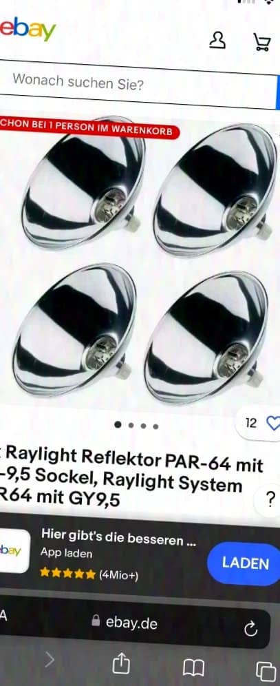 GE Lighting 500W lamp