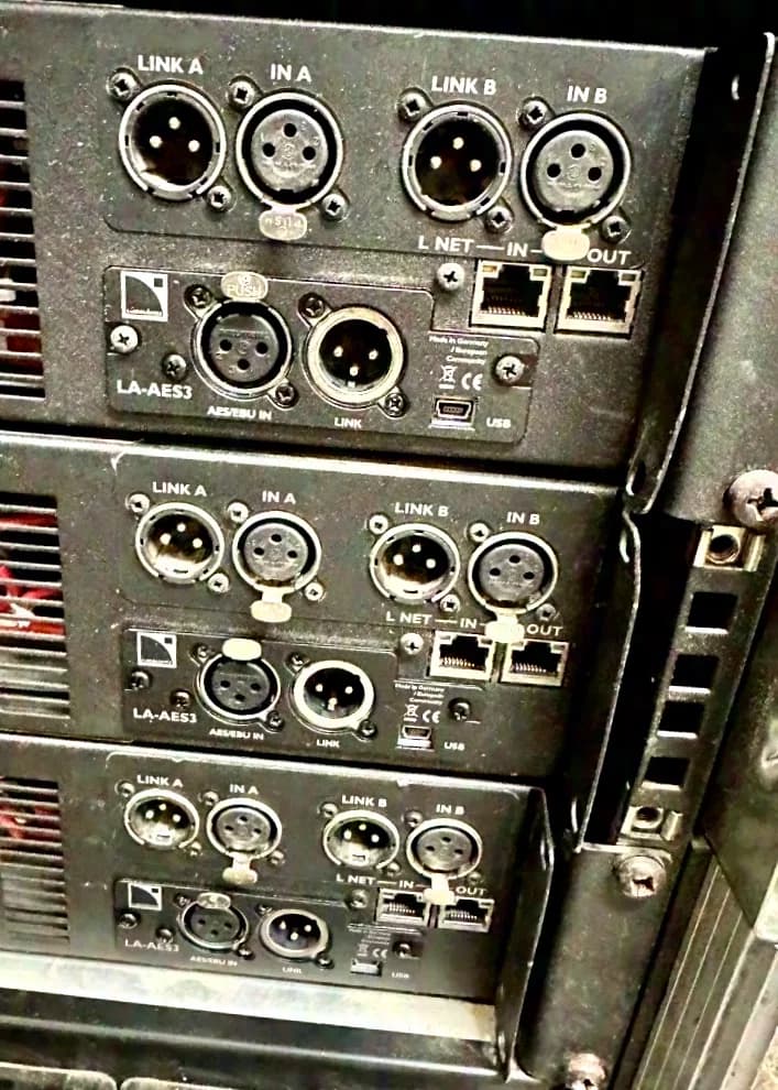 L-Acoustics LA8 Amp Rack aes