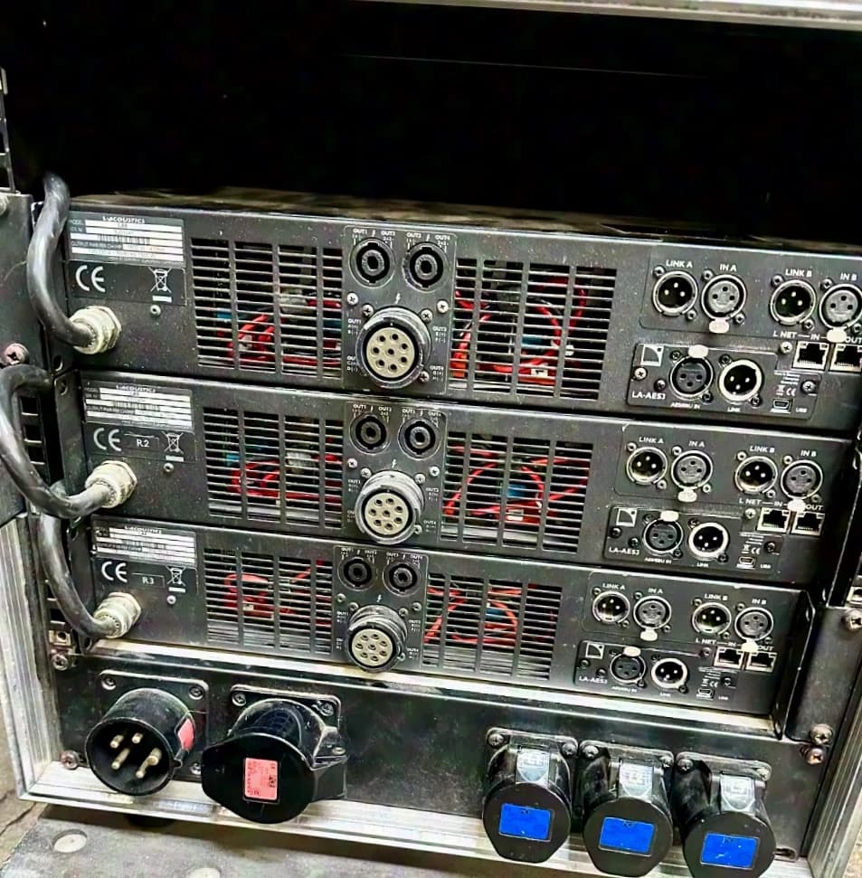 L-Acoustics LA8 Amp Rack aes