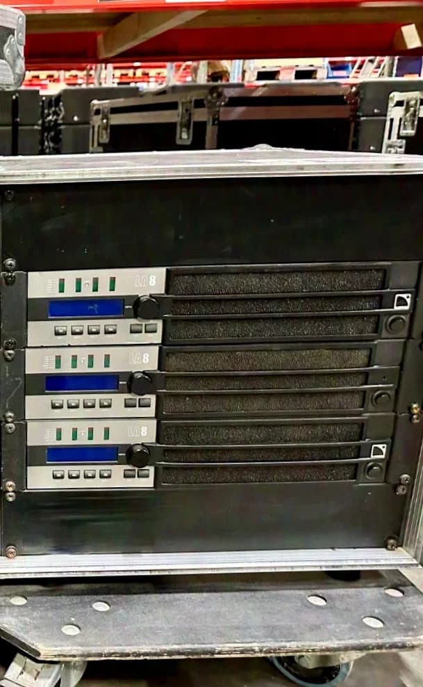 L-Acoustics LA8 Amp Rack aes