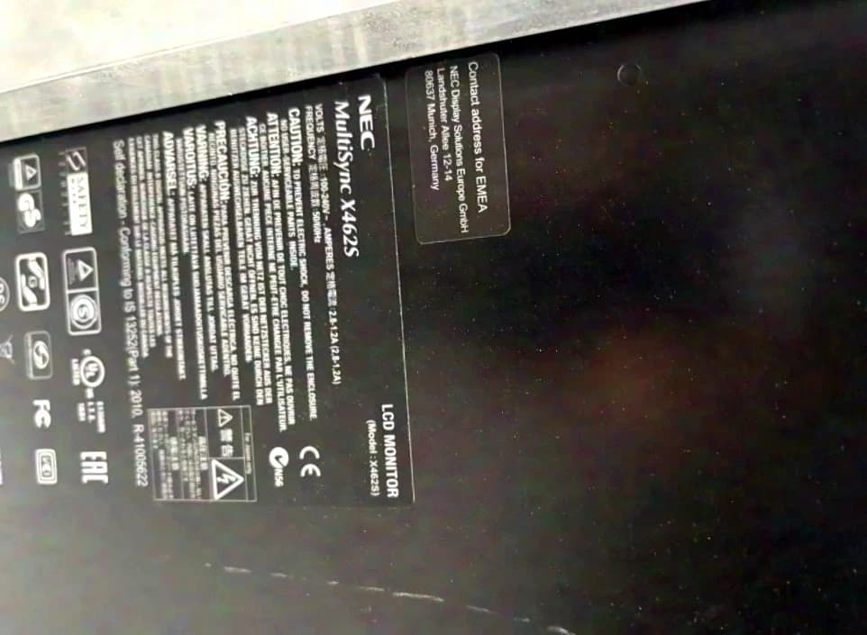 NEC Multisync X462S
