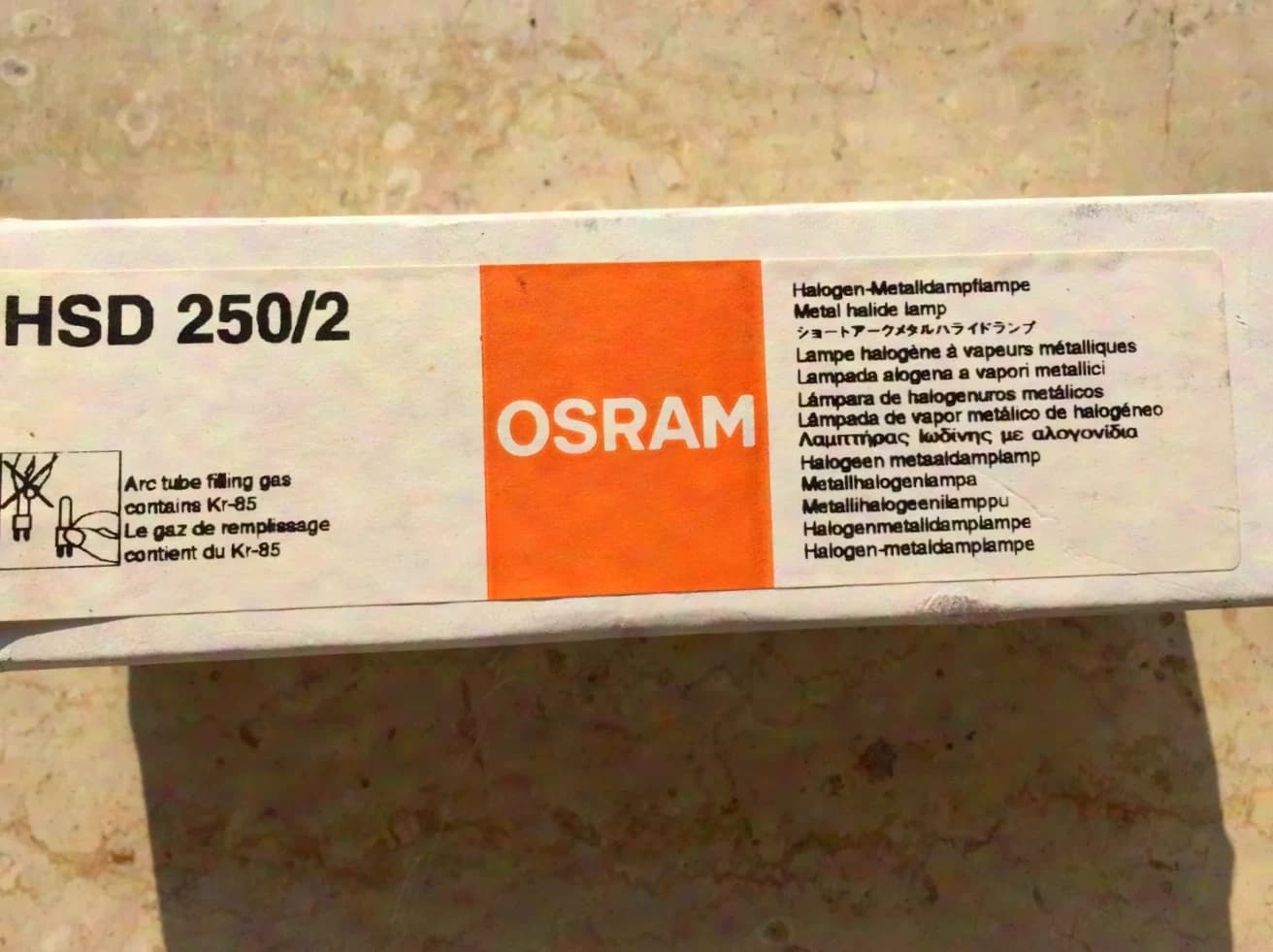Osram HSD / 2 discharge lamp