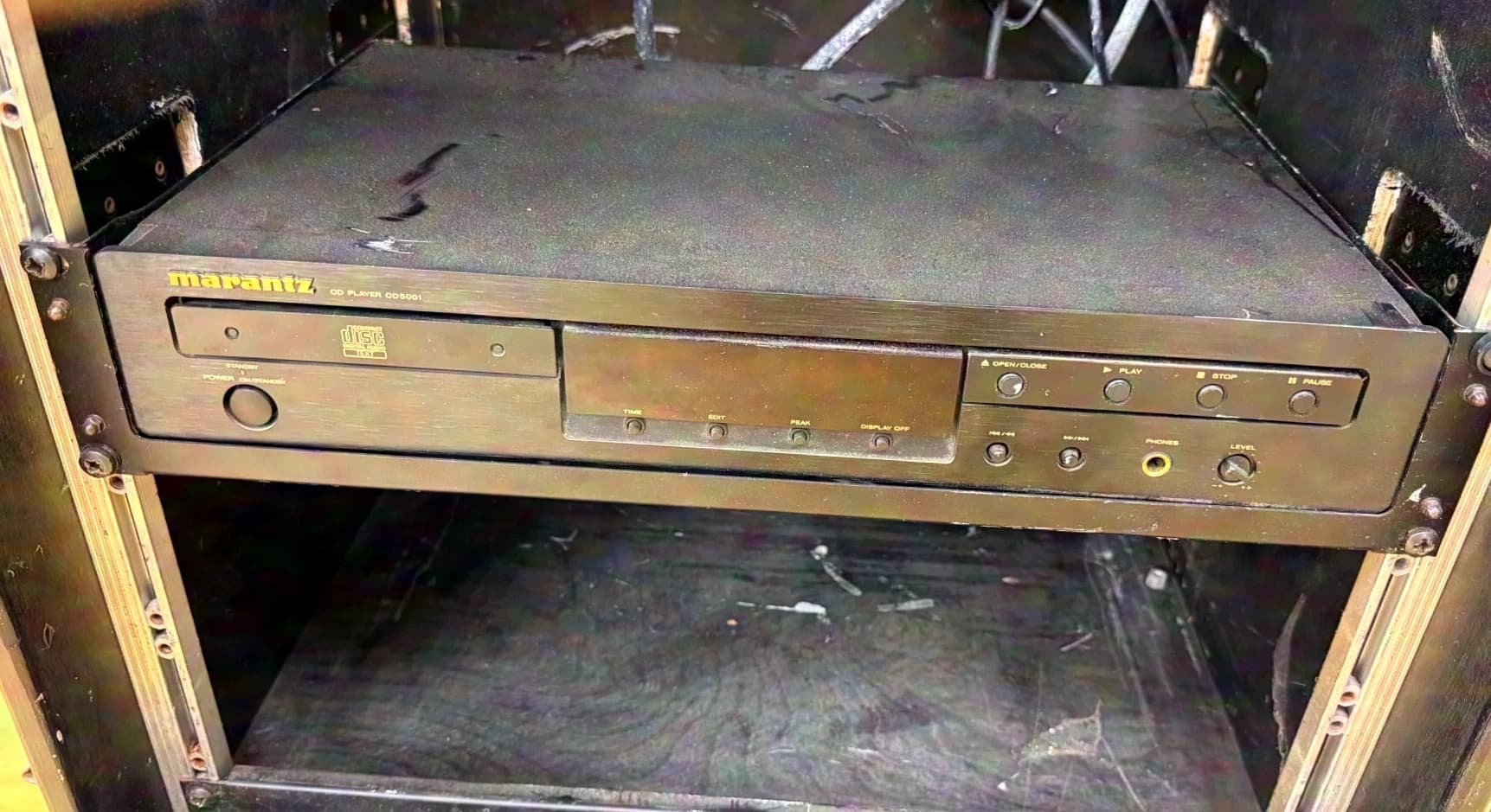 Empty siderack hood case 20HE