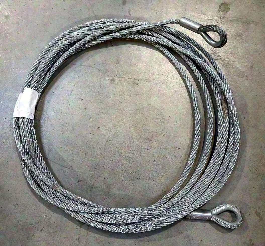 Steel cable, 9m - 10mm thickness