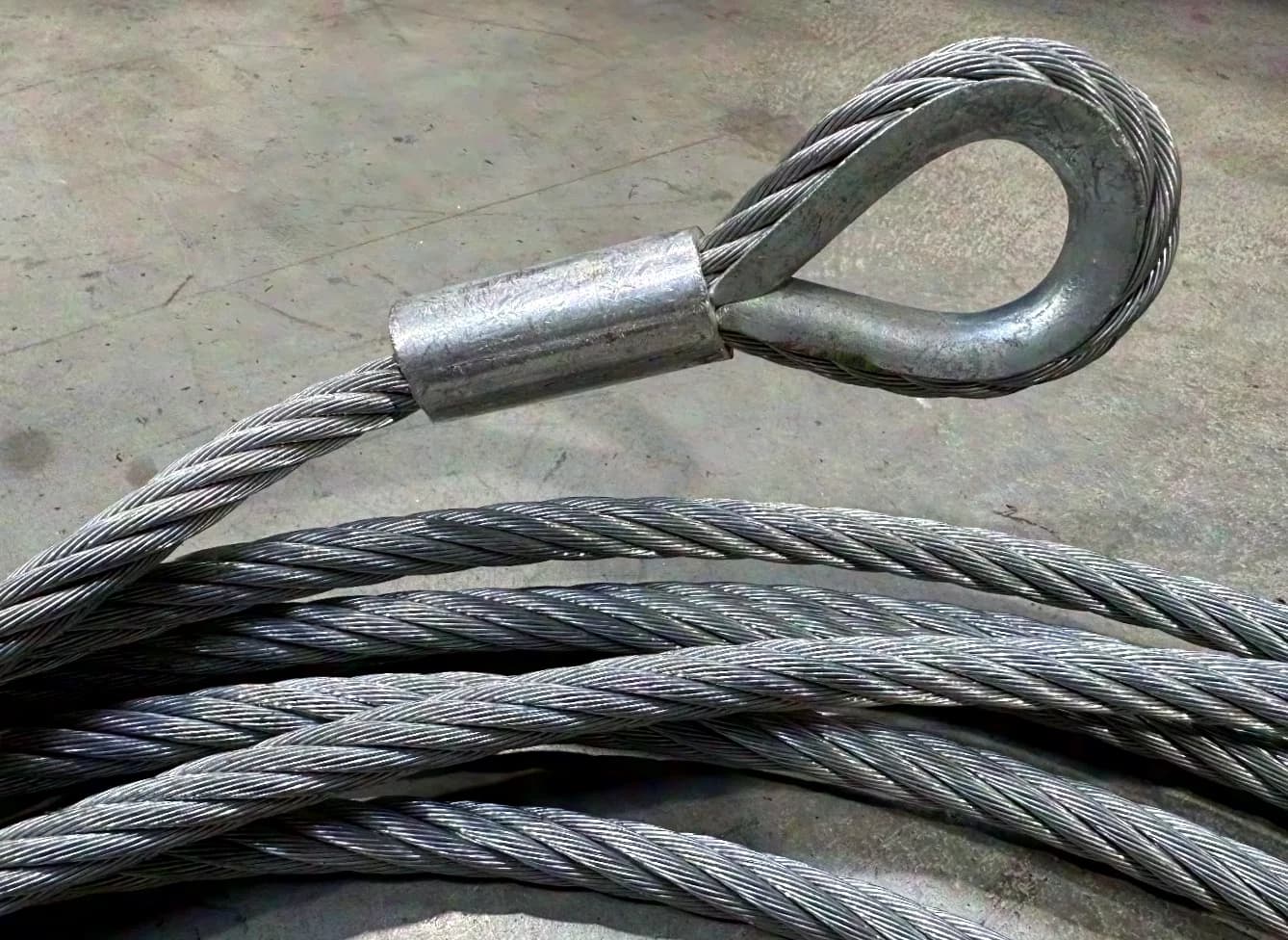 Steel cable, 9m - 10mm thickness