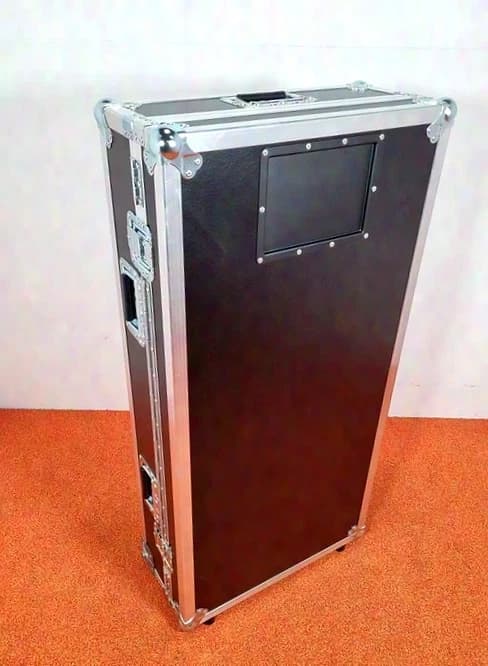 123customized Flightcase Trolley for 4× K&M Roundbase stands (Type 26735)