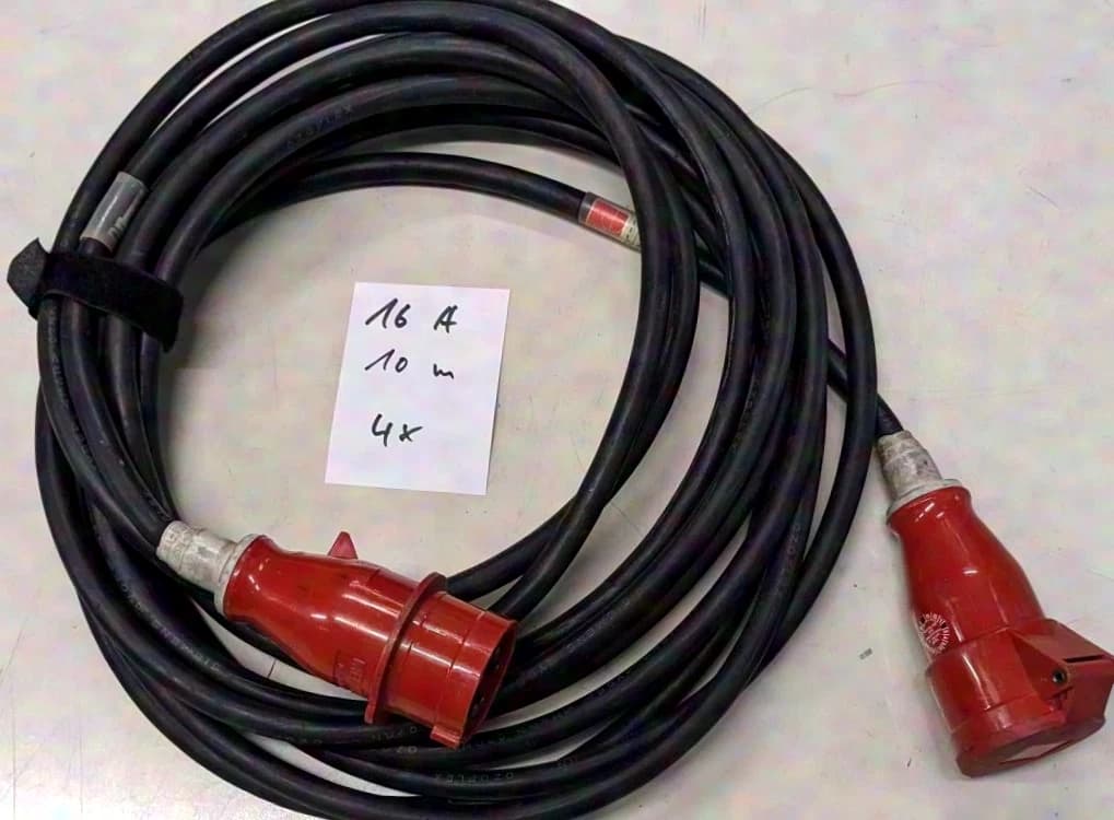16A CEE 5p power cable Titanex and Siemens 10m, 15m, 20m, 25m, 30, 40m