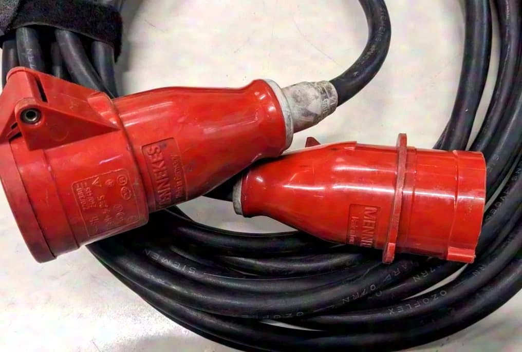 16A CEE 5p power cable Titanex and Siemens 10m, 15m, 20m, 25m, 30, 40m