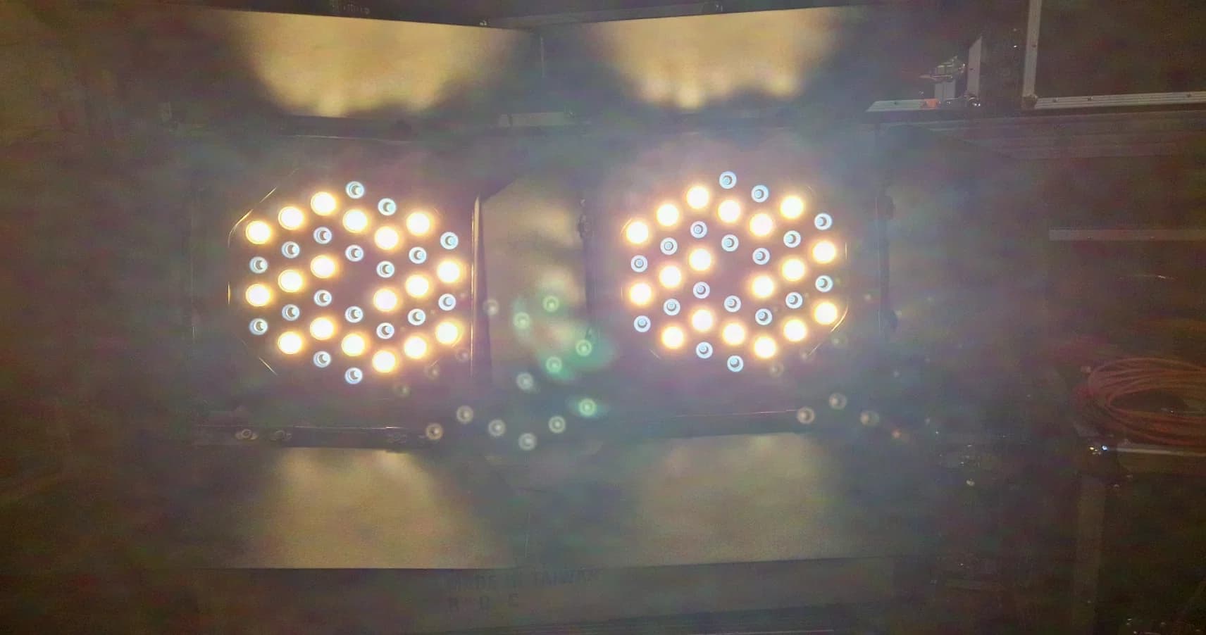 1 Pair EUROLITE LED Theatre Spotlights 36x3W CW/WW