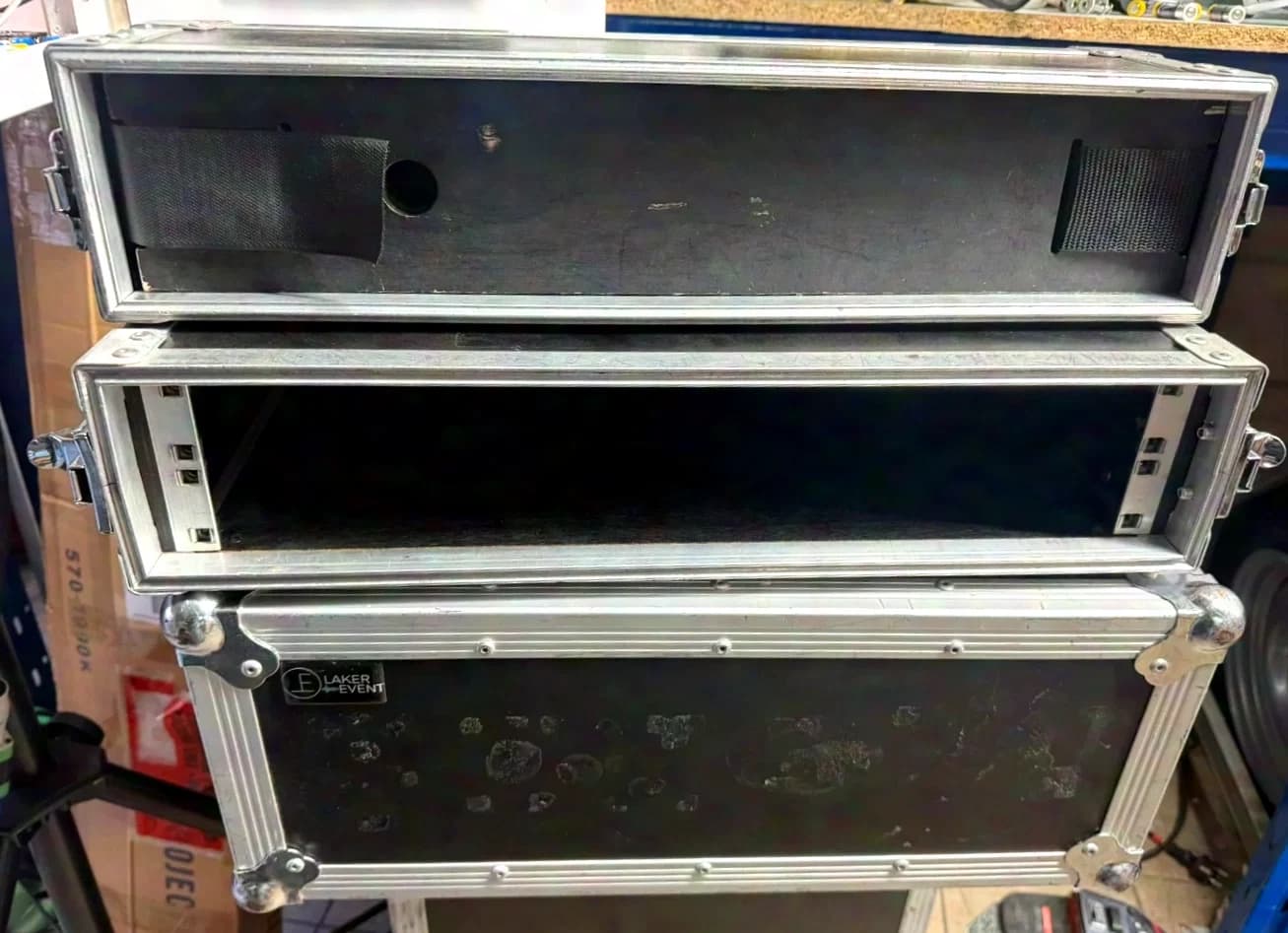 2 U Rack Case Flightcase for Wireless Microphones