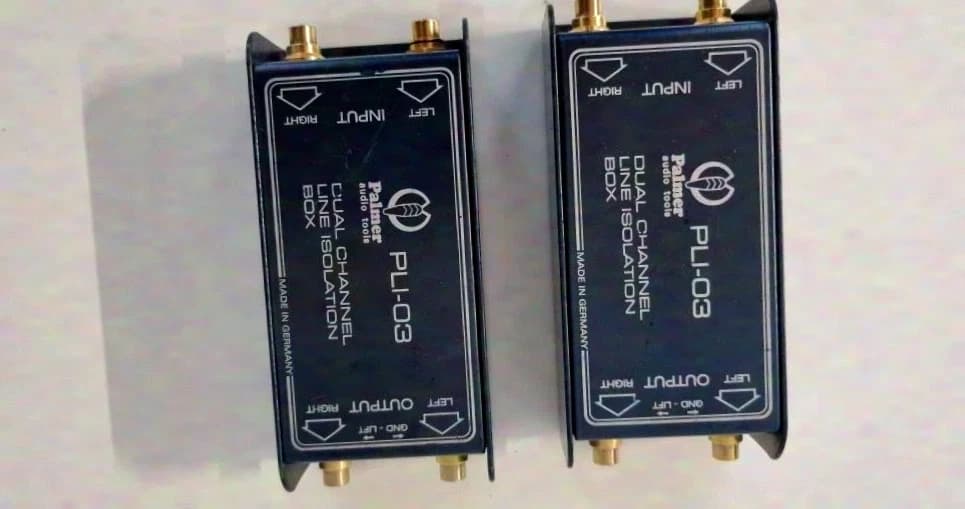 2x Palmer PLI 03 Line Isolation Box 2 Channel