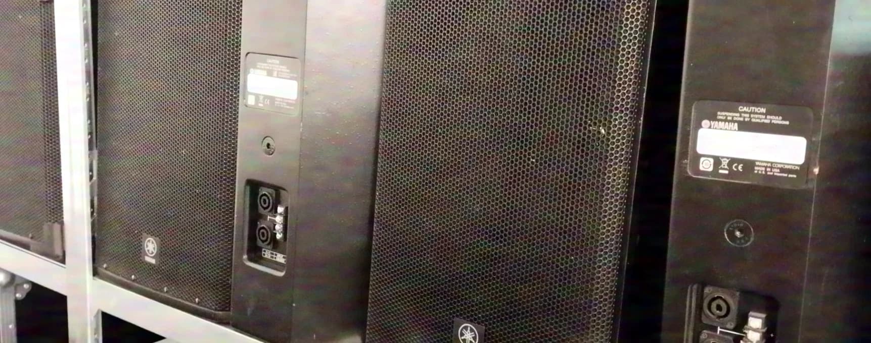 33 pcs. Yamaha Pro Audio Speakers & 8 pcs. Amps Yamaha IF Series TX Series Powersoft