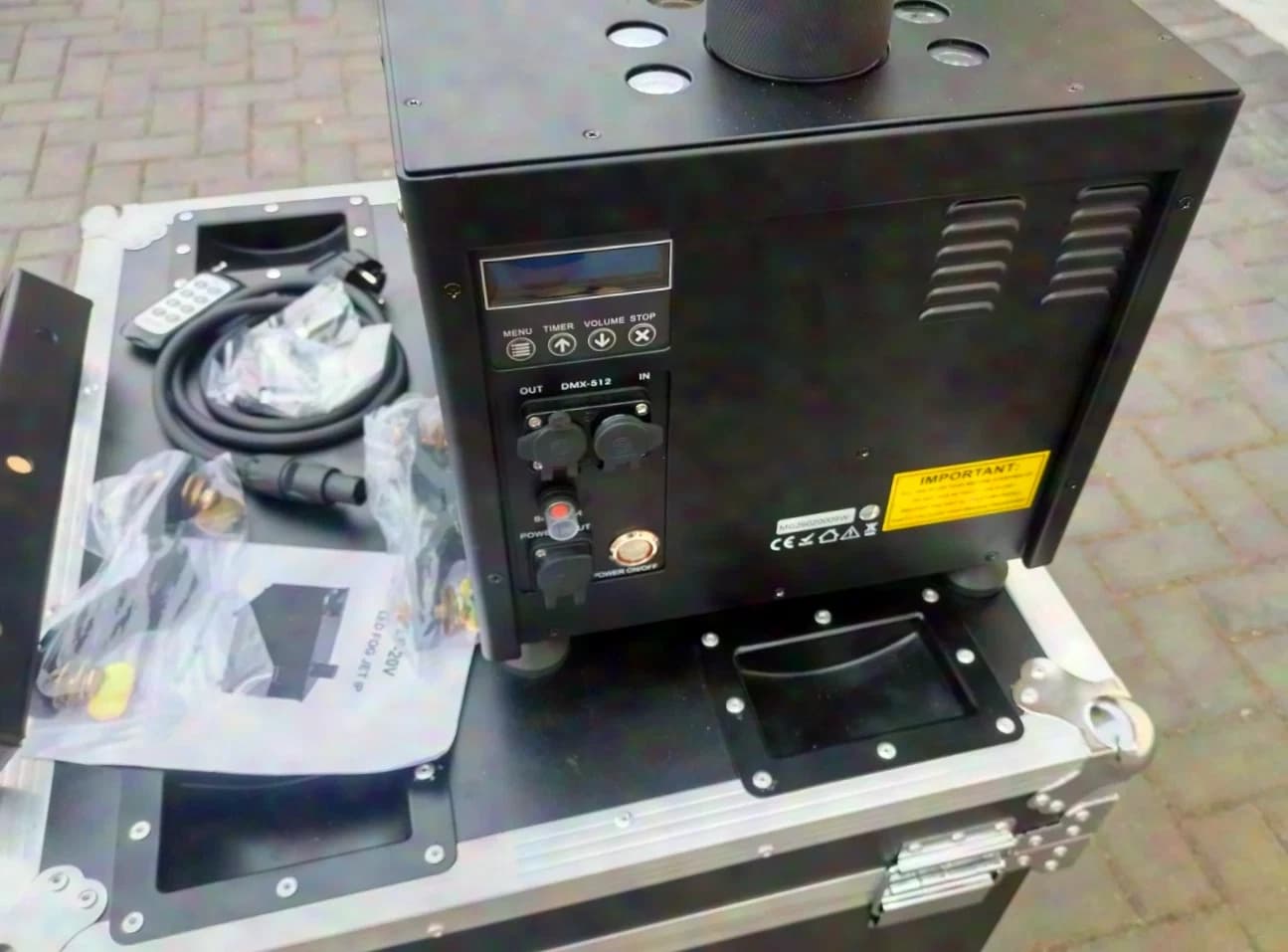 3500W Vertical Fog Machine Fog Jet CO2 Effect DMX