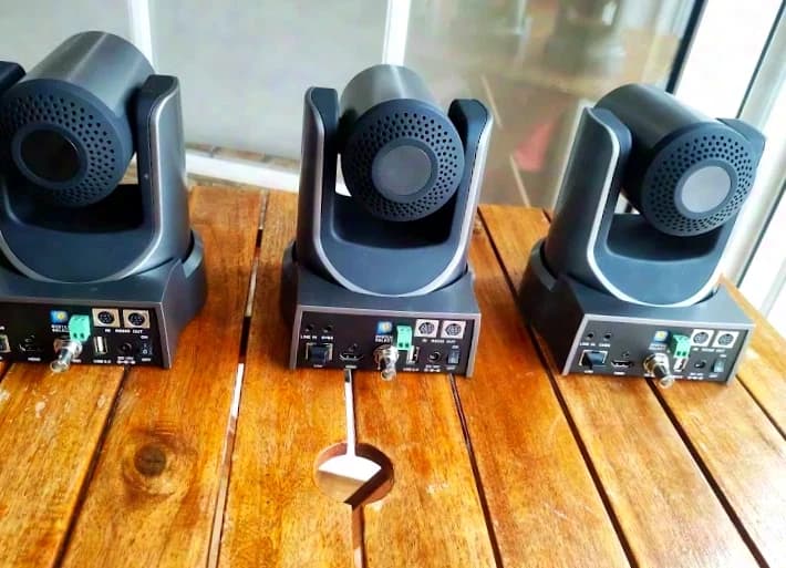 3x PTZOPTICS FULLHD HDMI 3GSDI LIVE STREAMING WEBTV PTZ Cameras + IP PoE CONTROL PANEL
