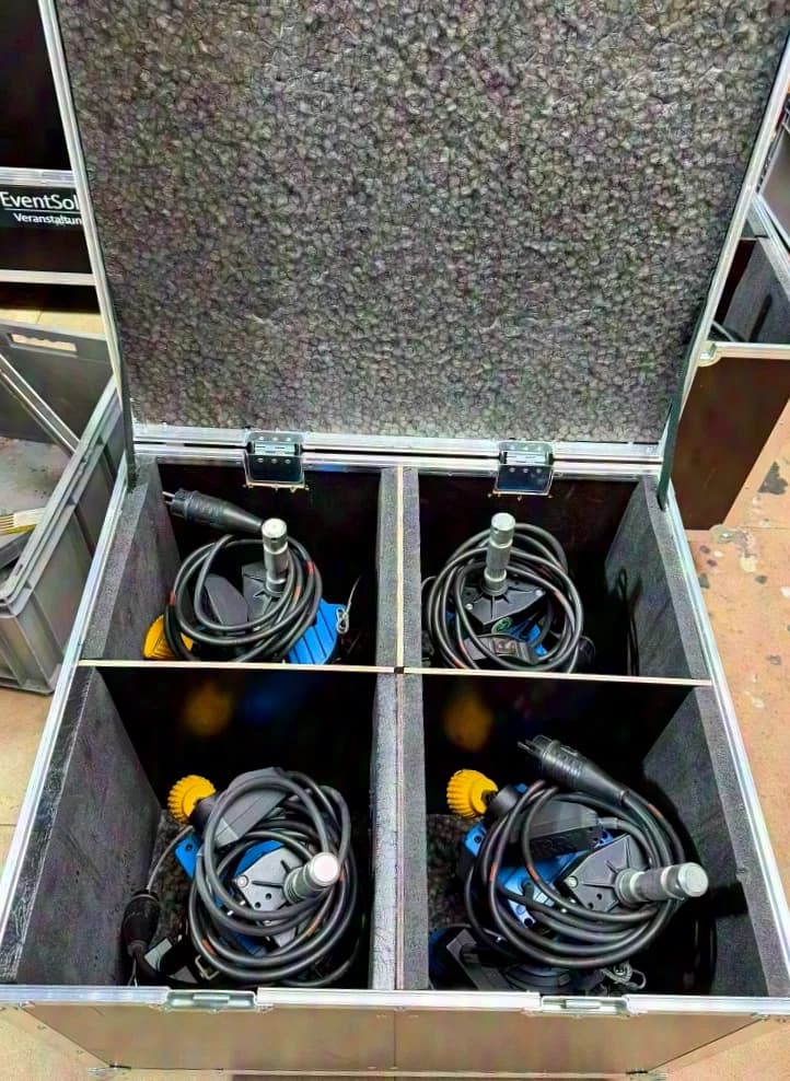 4x Arri 650 plus P/O in Case