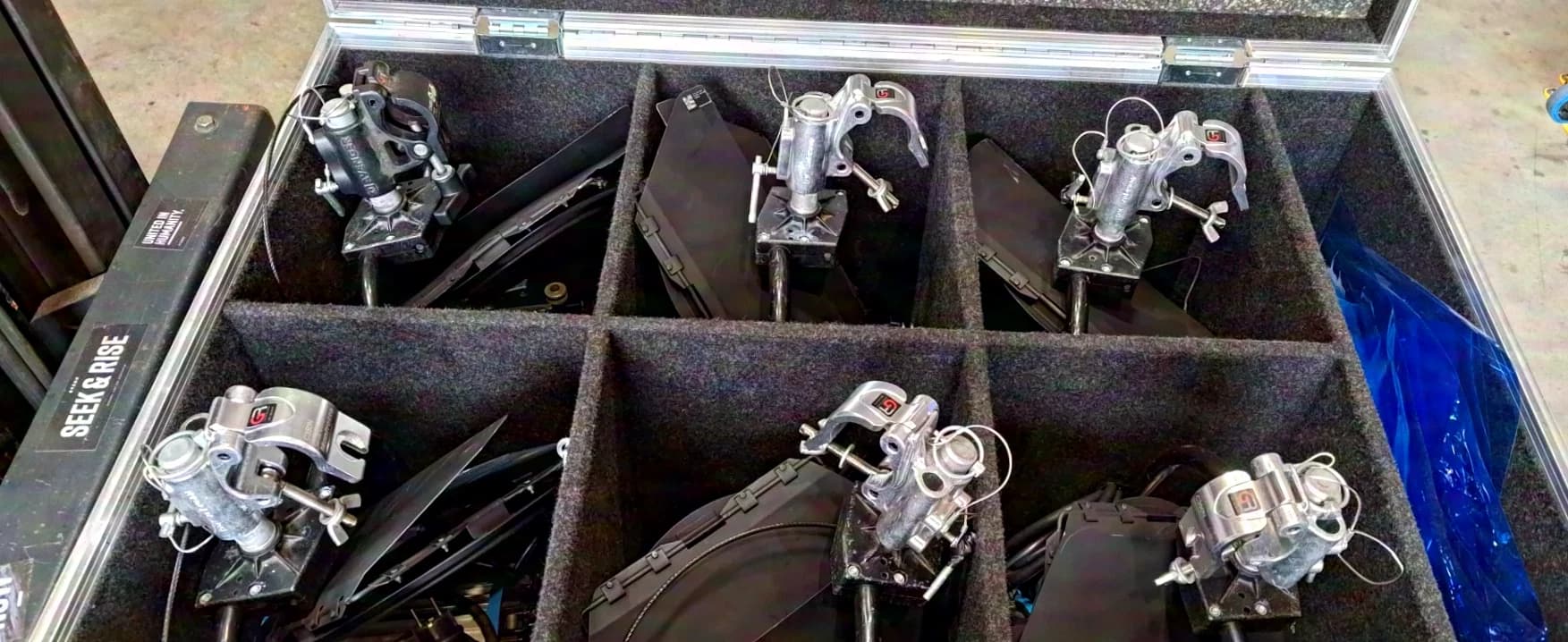 Set of 6 ARRI Studio 2000 p.o. incl. accessories and ML Case