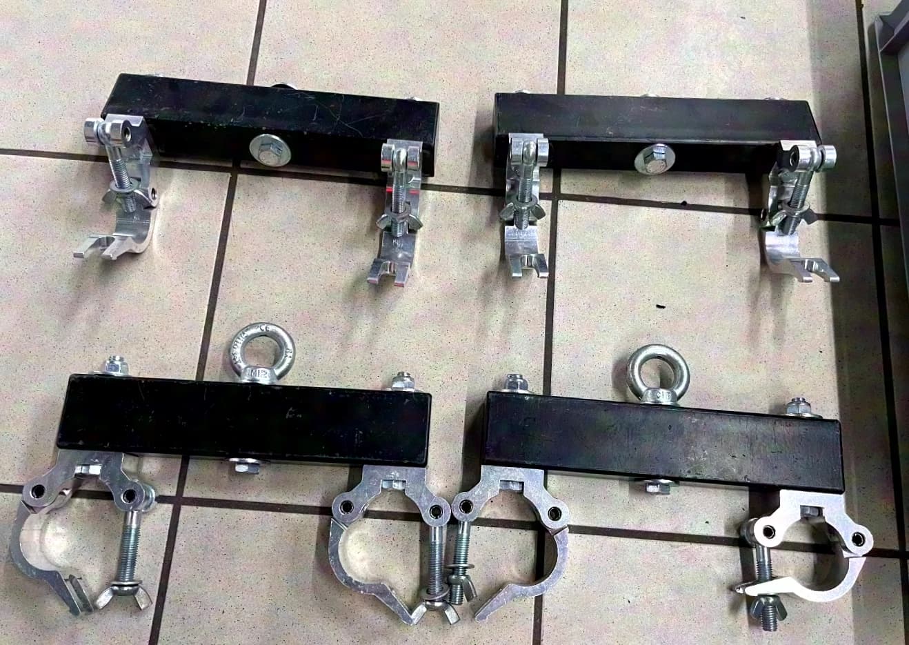 6x Gizmo Truss Adapter Crossbars for 50 mm Truss Clamps