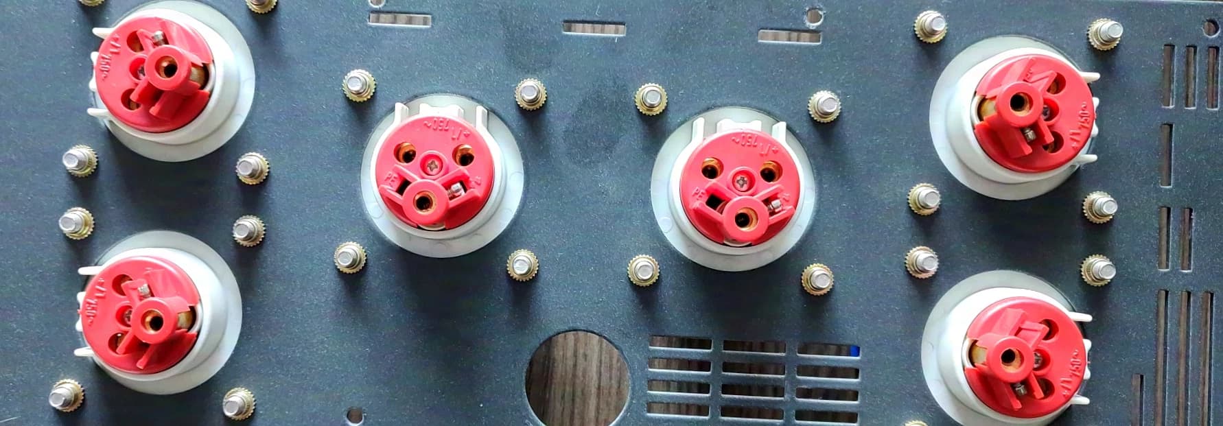 ADB rear panel for ADB Micropack 15 with CEE 16A sockets