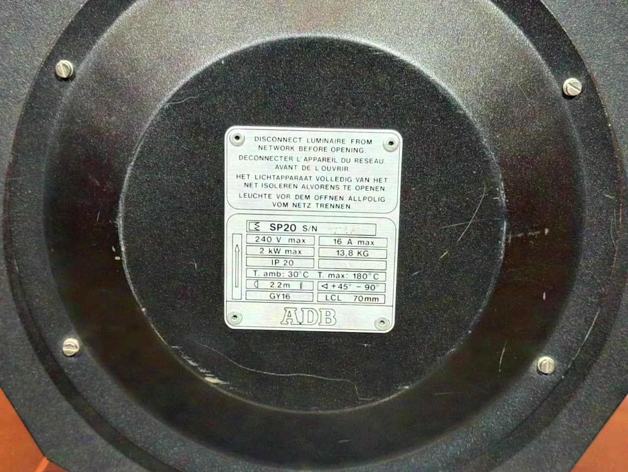 ADB SP20 2kW Fresnel spotlight p.o.