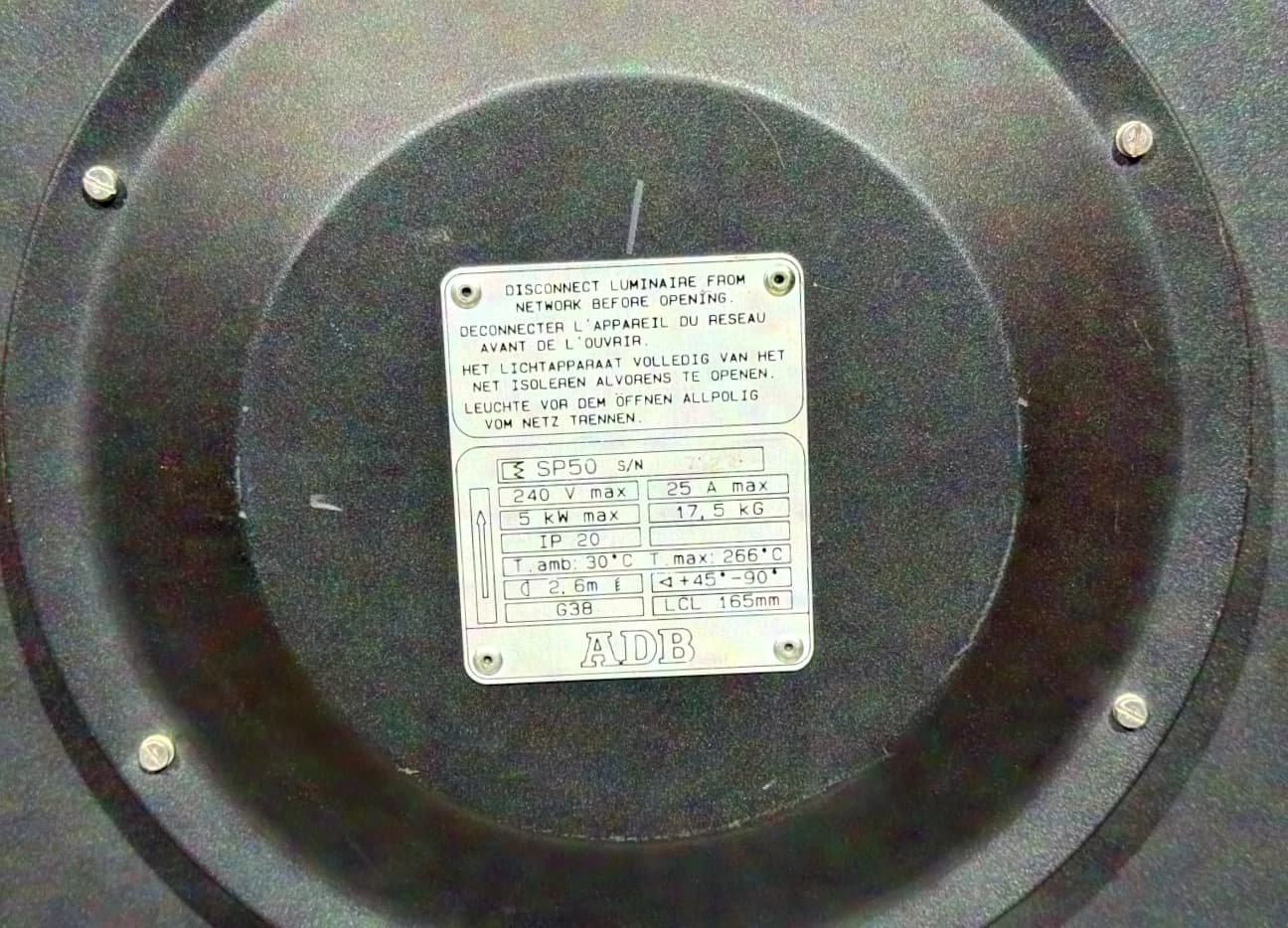ADB SP50 5kw Fresnel spotlight p.o.