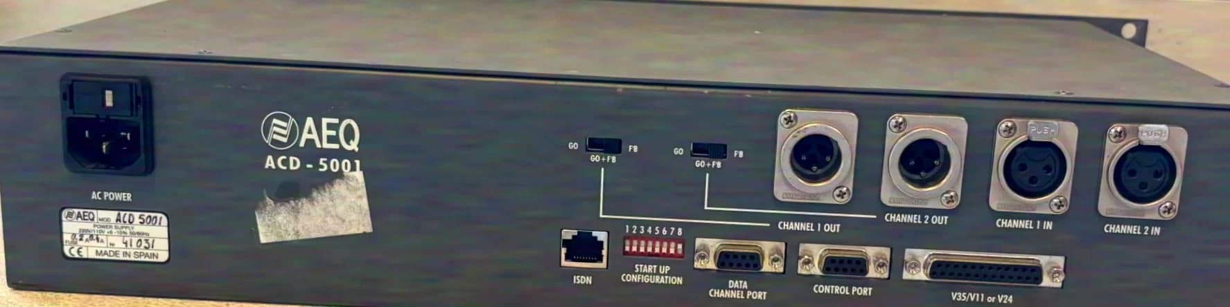 AEQ ACD-500 1 Dual CH Audiocodec