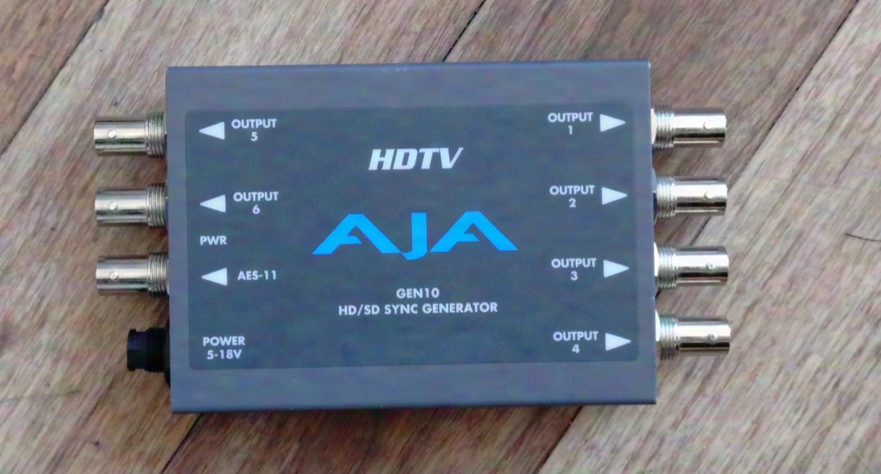 AJA GEN10 HD/SD Sync Generator, Black Burst / Tri-Level / AES-11