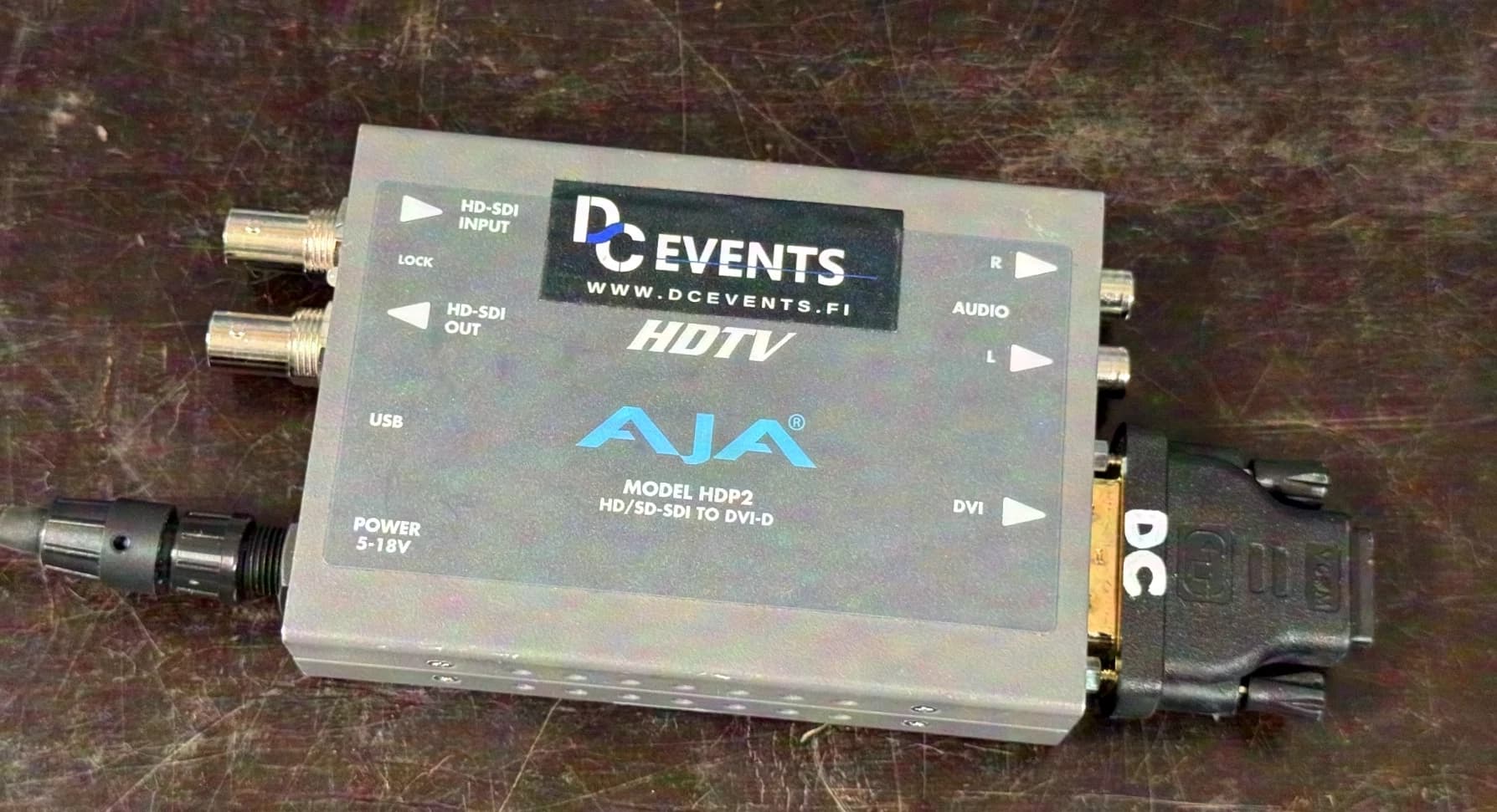 AJA HDP HD/SD-SDI to DVI-D converter