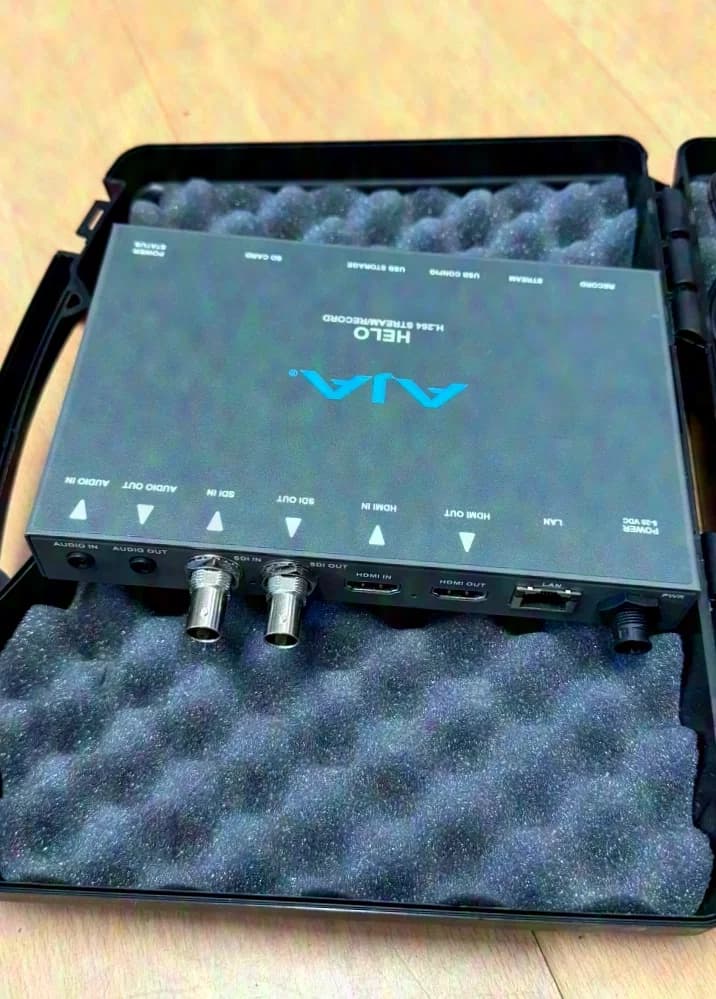 AJA HELO - H.264 Streamer & Recorder - 4x available - with power supply & case - fully functional