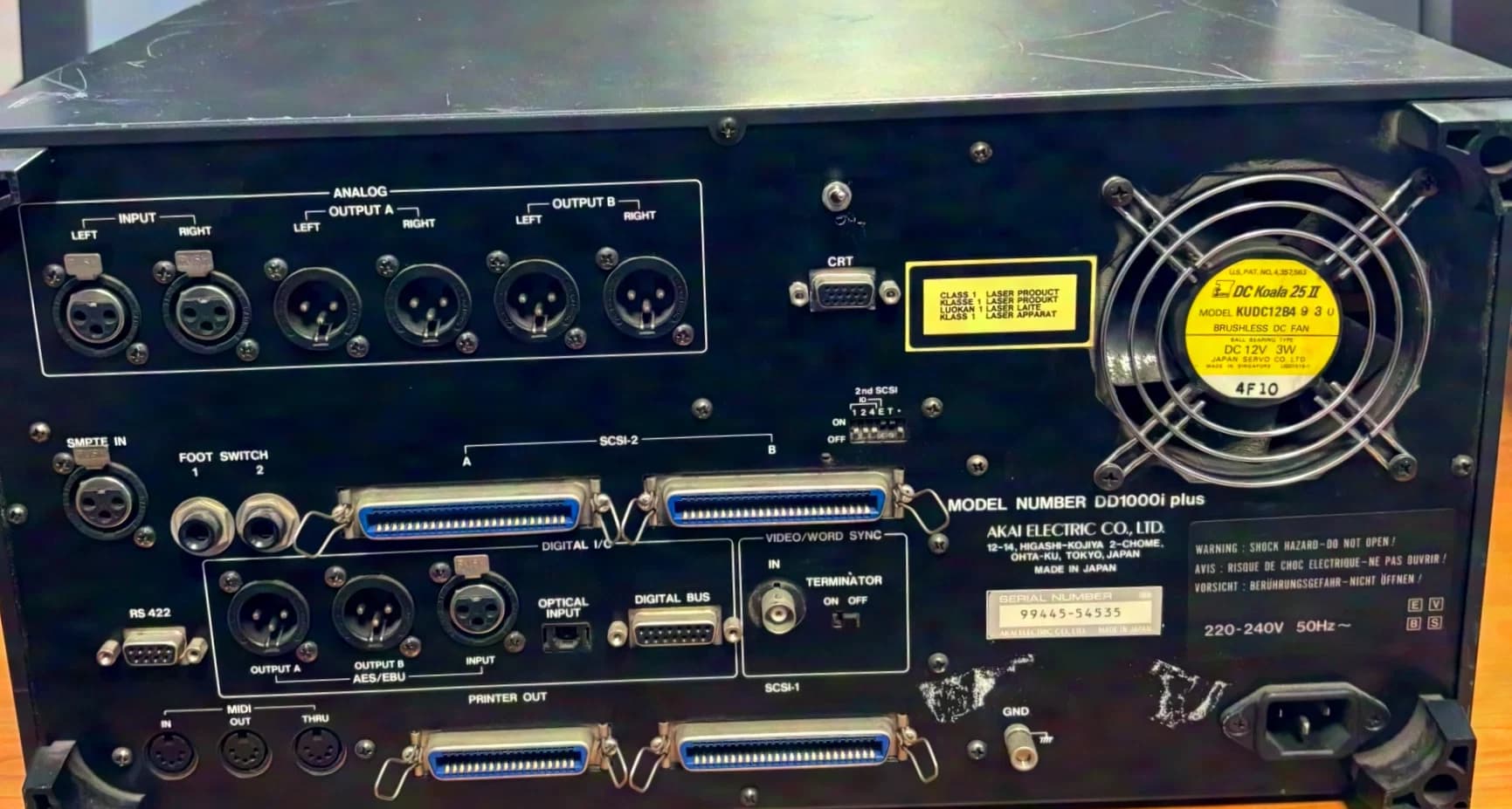 AKAI Digital DD1000i plus Magneto Optical Disk Editor
