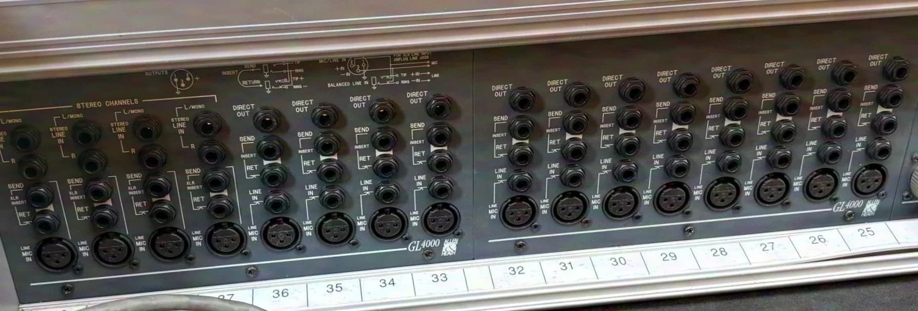 ALLEN & HEATH GL4000 Dual Function Audio Mixing Console