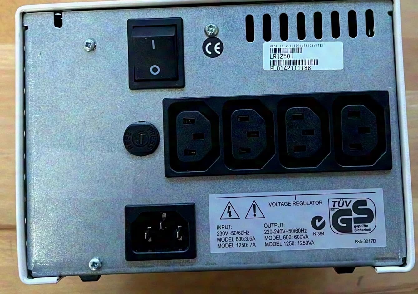 APC Voltage Regulator Line-R 1250