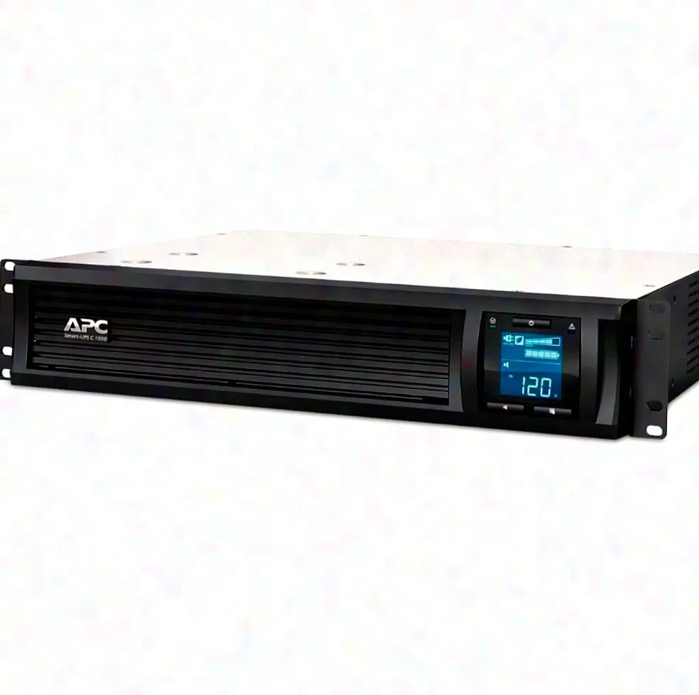 APC UPS Smart-UPS 1000VA LCD RM SMC1000I-2UC Uninterruptible Power Supply