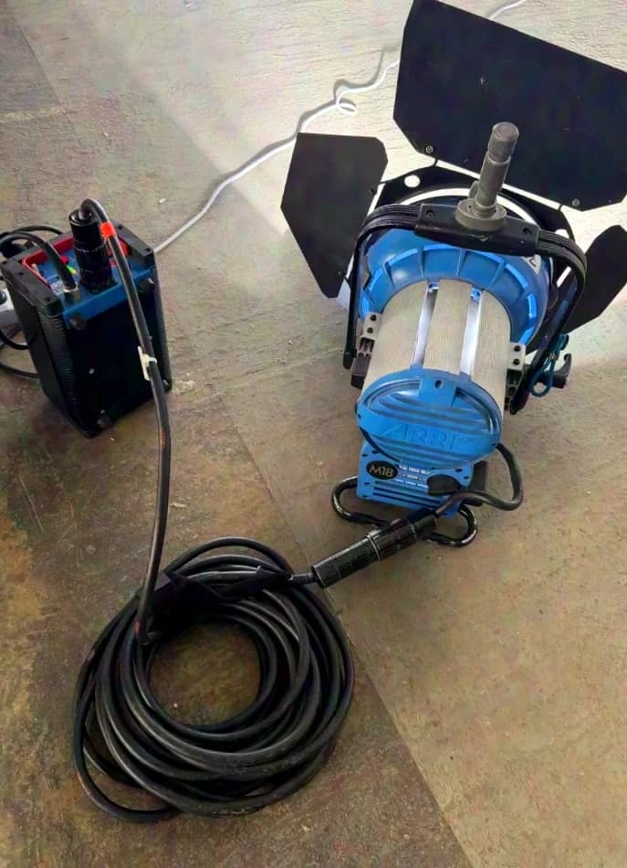 ARRI M18 daylight spotlight set incl. EB MAX 1.8