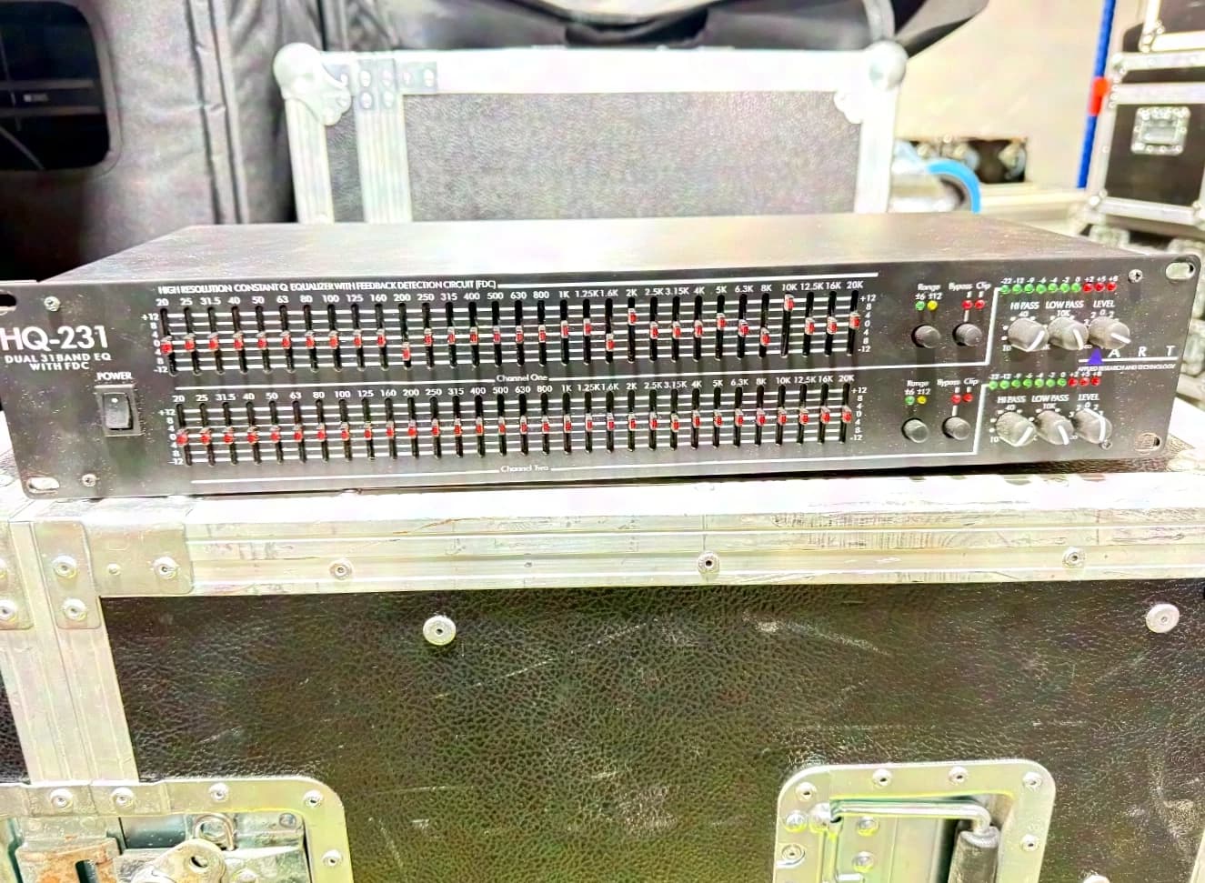 ART HQ 231 Dual 31-Band EQ with Feedback Detection Circuit in very good condition, Band DJ