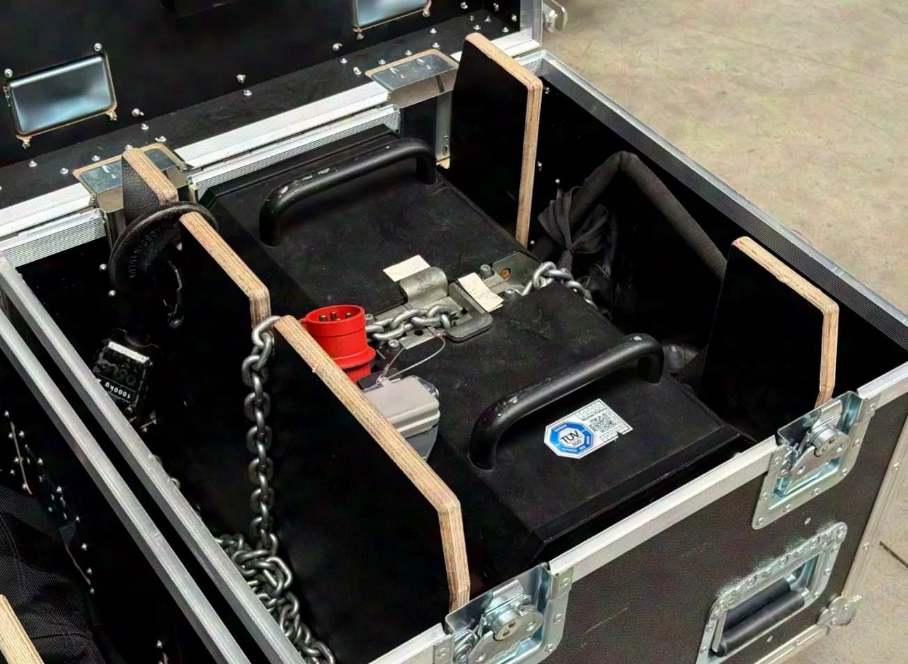 ASM RigMaster 500/1000 Chain Hoist C1: 500kg D8:1000kg 20m Chain incl. amptown CASES