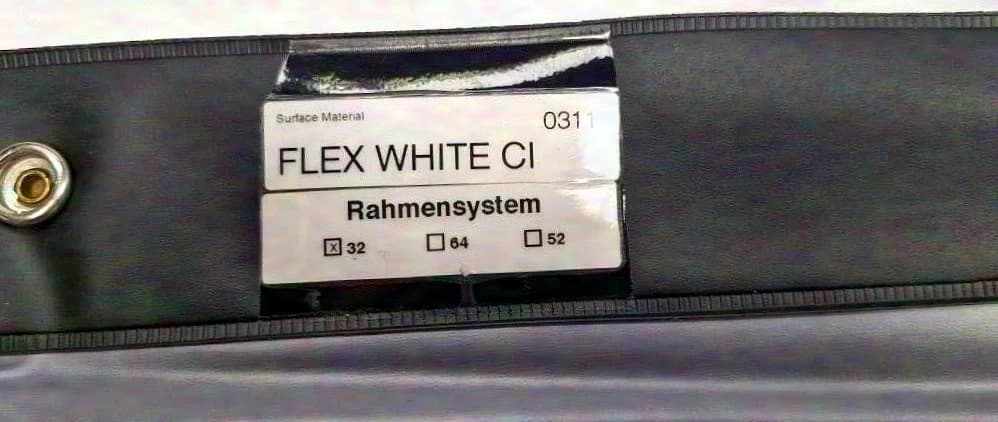 AV Stumpfl Flex White CI 0311 - 360 × 270 cm, without frame)