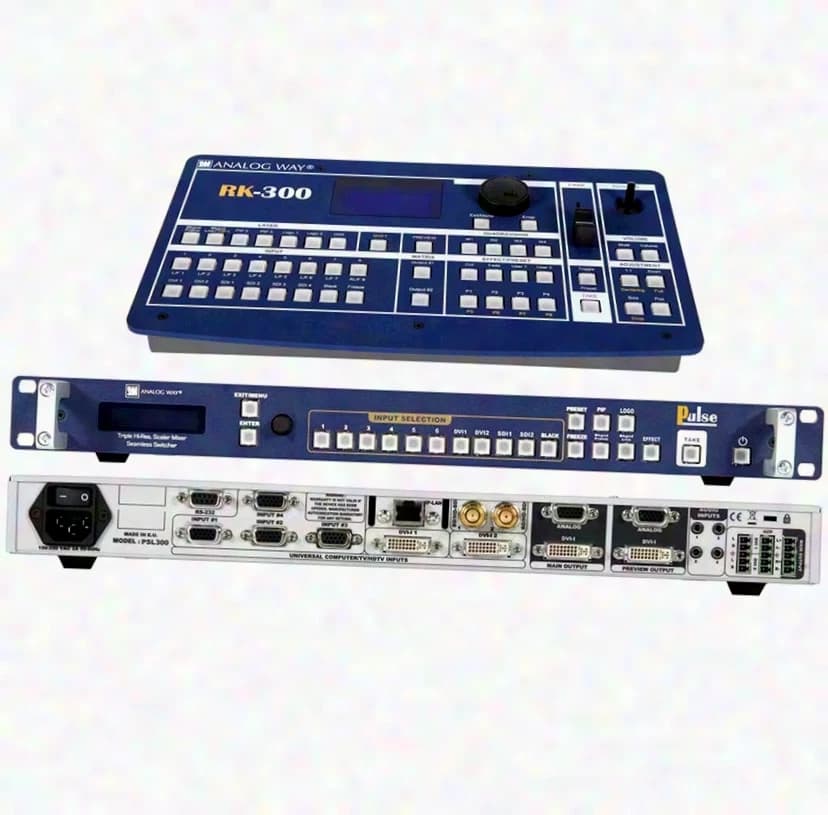 Analog Way PLS300 (Pulse) Seamless Switcher incl. RK-300 control panel