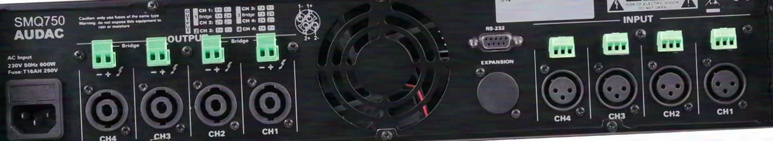 Audac SMQ500 4ch DSP Amp