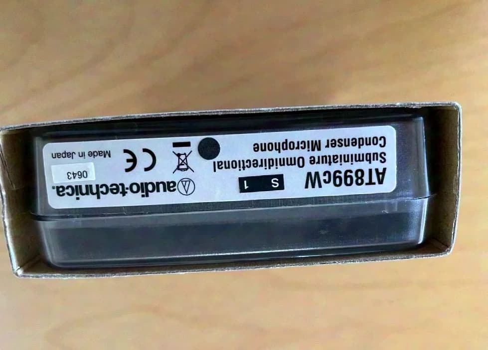 Audio Technica AT899cW Lavalier Microphone