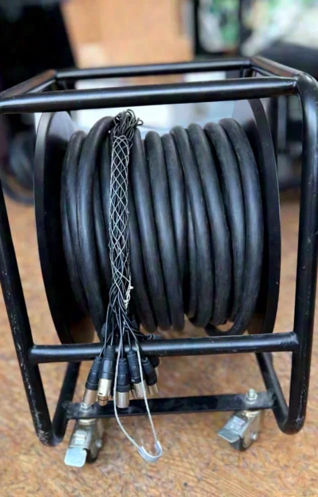Audio XLR Multicore Cable Reel