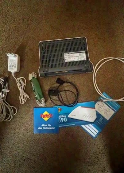 Avm Fritz Box 7590 Demo item, TOP condition with accessories
