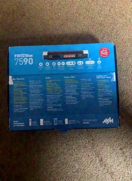Avm Fritz Box 7590 Demo item, TOP condition with accessories