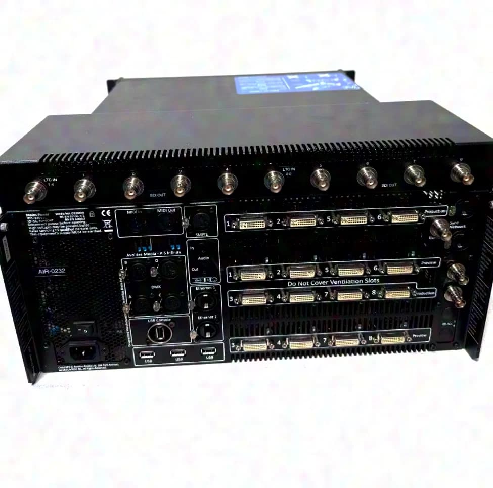 Avolites | Infinity RX8 Media Server