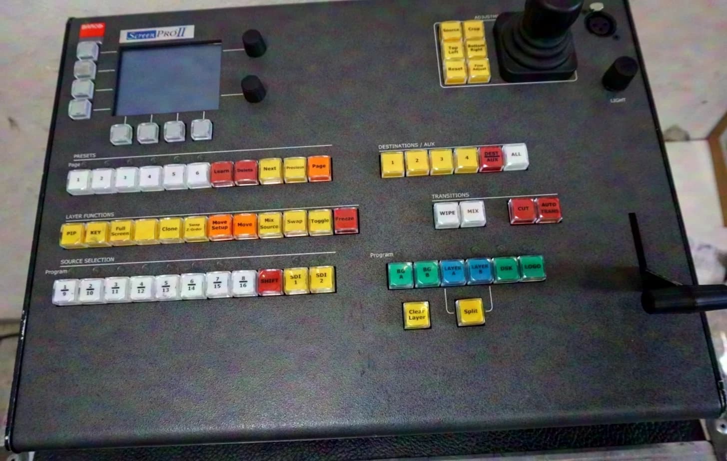 BARCO Screenpro II HD video mixer with separate unit