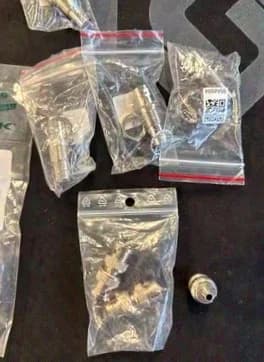 BNC RG58 cable set, 4 cables including adapters