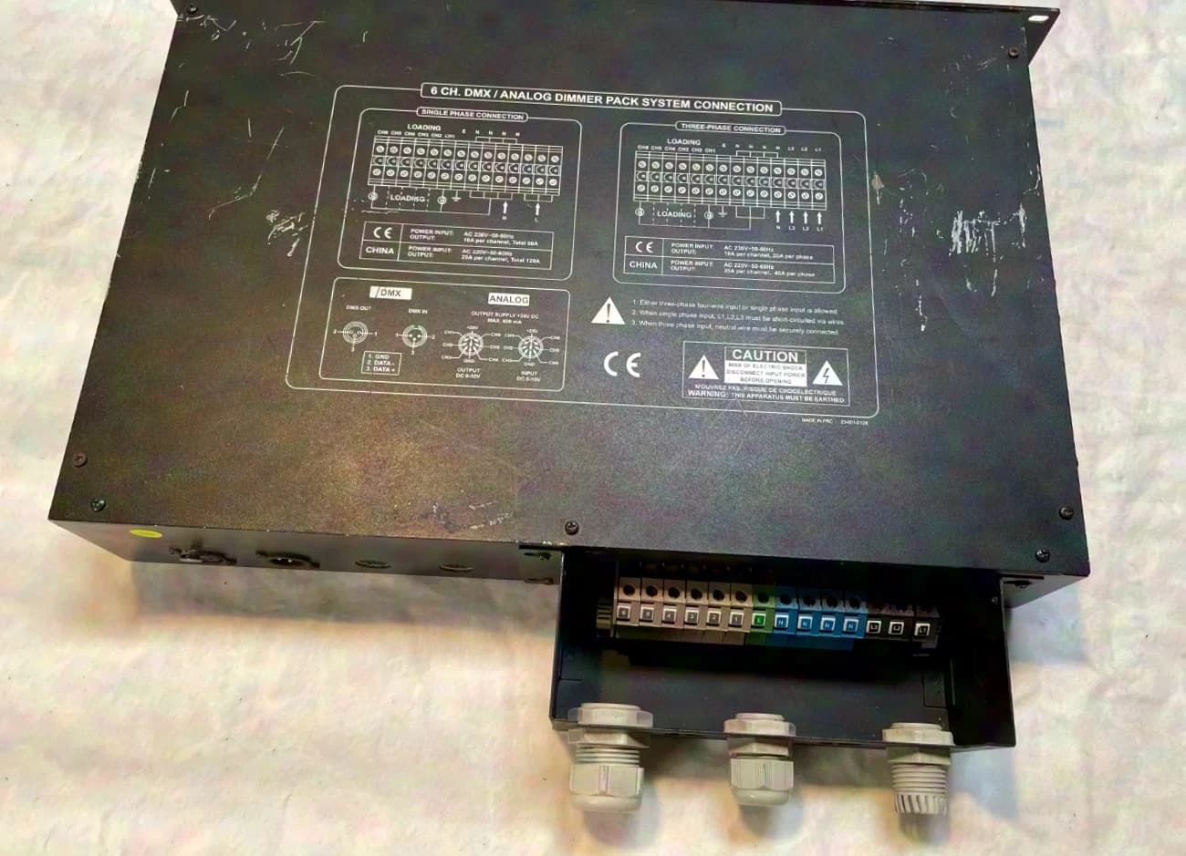 BOTEX DPX 620 6CH. DMX/Analog Dimmer
