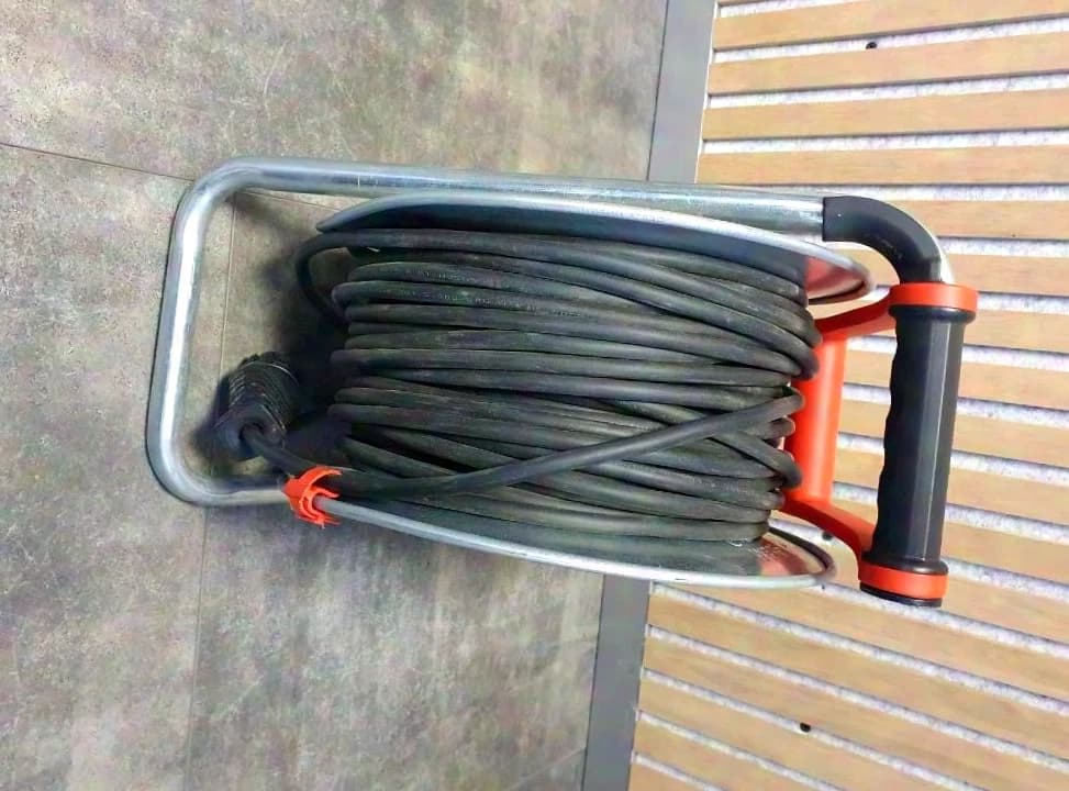 BRENNENSTUHL Garant S IP44 Cable Reel 50m Sheet Steel Like New "always specify the following no.: 218*"