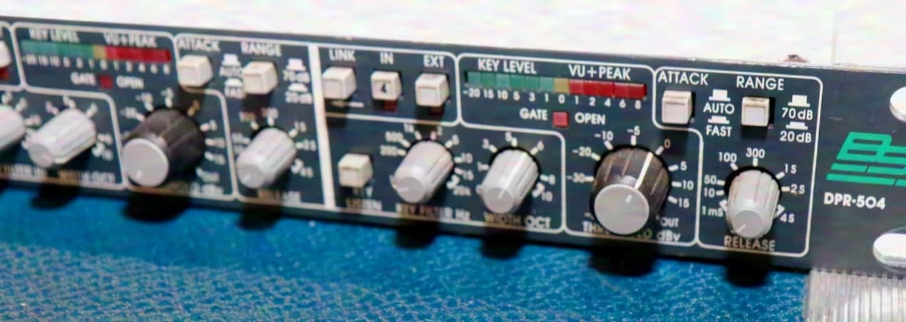 BSS Audio - DPR-504 - 4-Channel Noise Gate